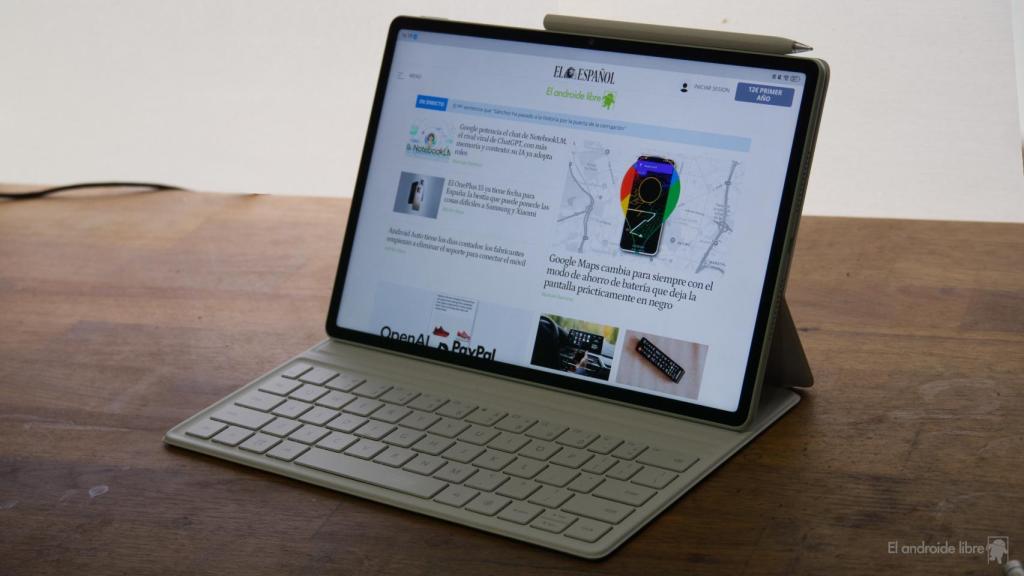 Internet en la Huawei MatePad 12X