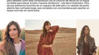 Sara Carbonero e Isabel Jiménez con prendas de Slowlove