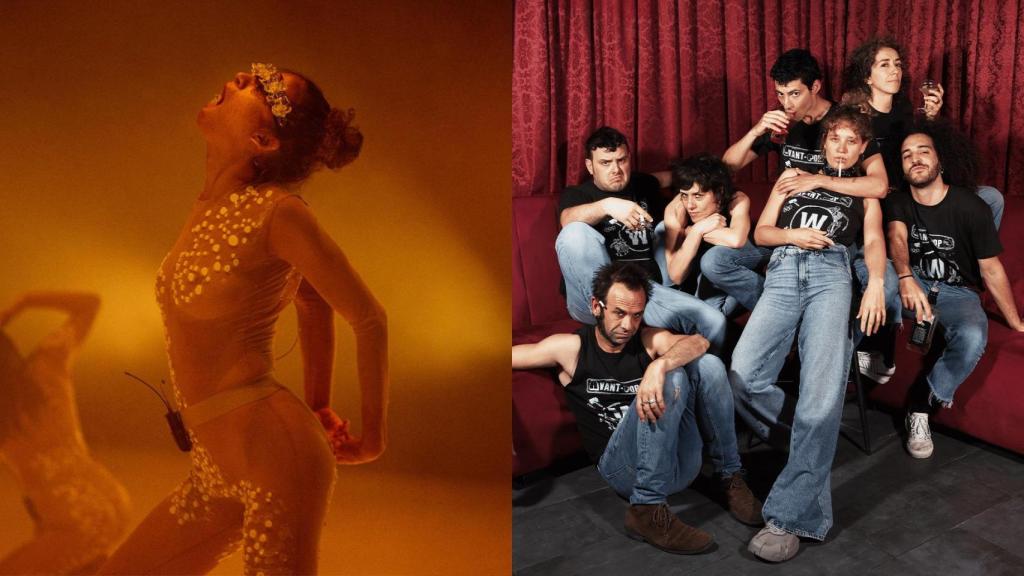 'Proto (SN1806)', de Janet Novás, y ‘El día del Watusi’. Foto: Cassandra Projectes Artístics