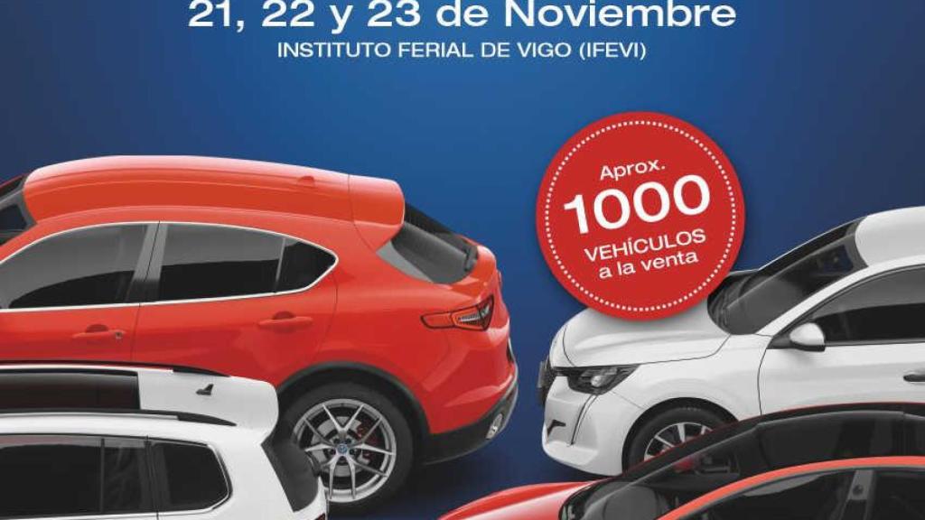 Cartel de la gran feria automovilística que acogerá Vigo este mes de noviembre