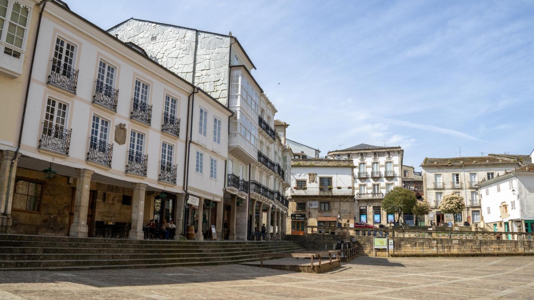Plaza de la Catedral de Mondoñedo (Lugo)