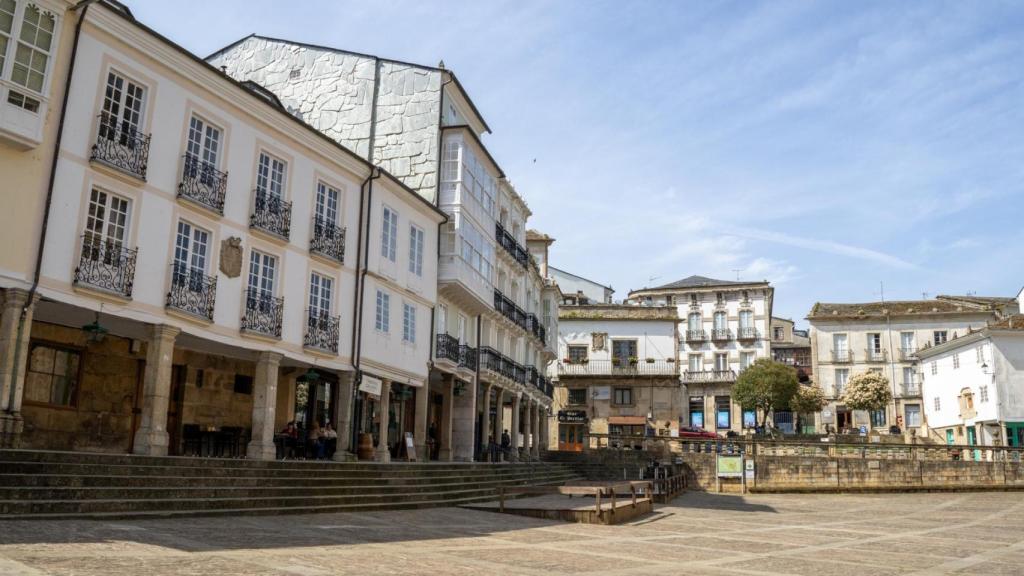 Plaza de la Catedral de Mondoñedo (Lugo)