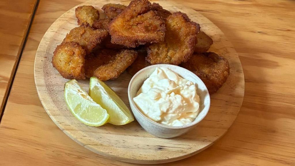 Las setas empanadas, uno de los platos estrellas