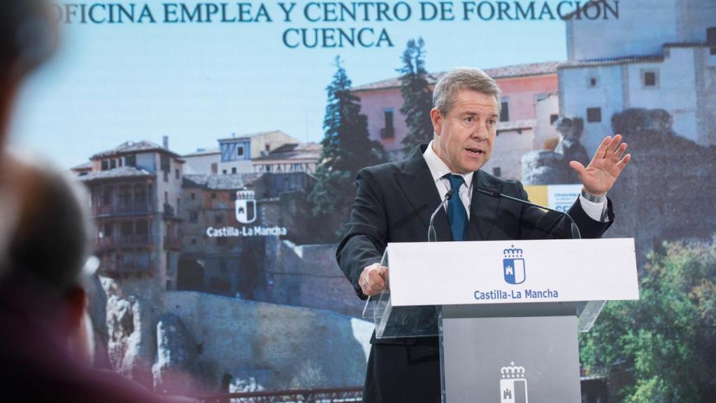 El presidente de Castilla-La Mancha ha participado en un acto en la ciudad de Cuenca.