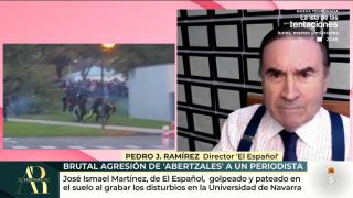 Pedro J. Ramírez durante su intervención en 'El programa de AR'.