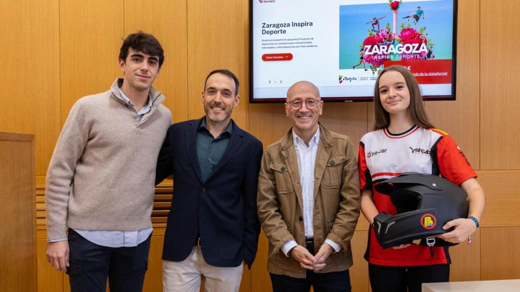 Presentación de la plataforma digital 'Zaragoza Inspira Deporte'.