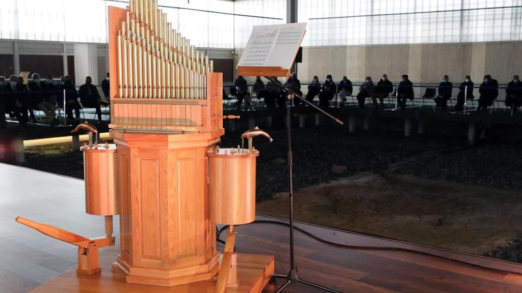 El hydraulis envuelve la Villa Romana La Olmeda con su envolvente sonido