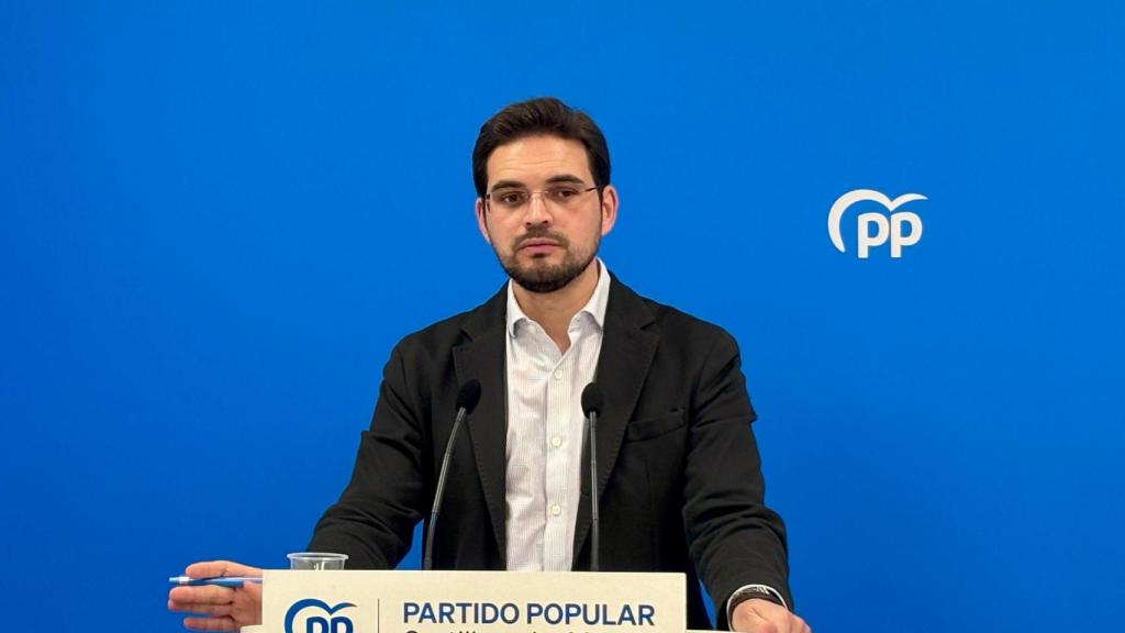 Santiago Serrano este viernes en rueda de prensa.