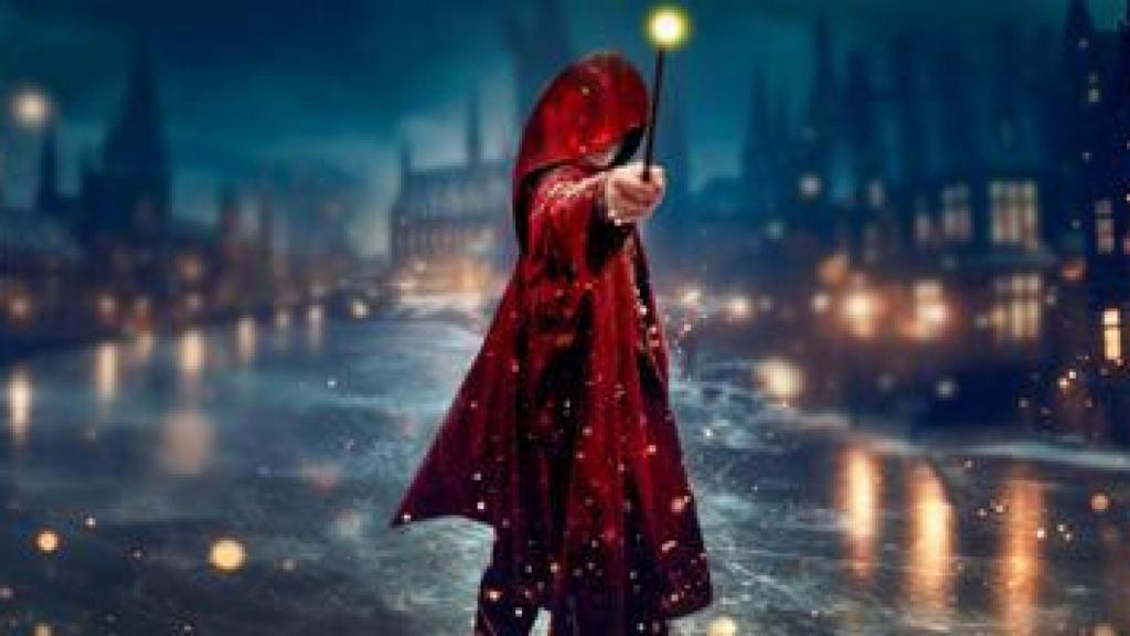 Cartel del gran espectáculo sobre hielo inspirado en Harry Potter