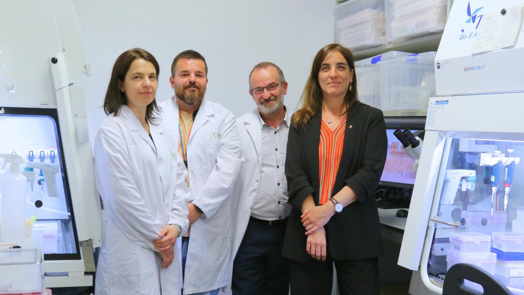 Elena Garreta Bahima, Daniel Moya Rull, Alberto Centeno Cortés y Núria Montserrat Pulido