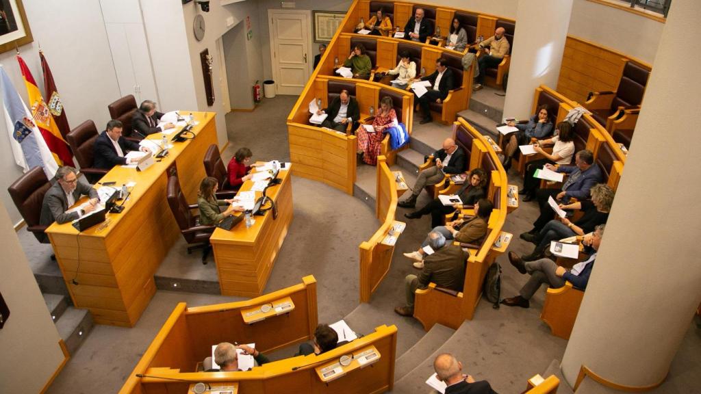 Imagen del pleno de la Diputación.