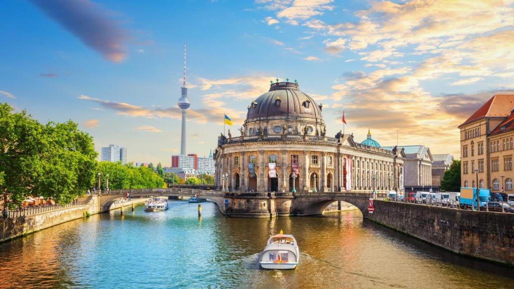 Panorámica de la isla de los museos de Berlín.