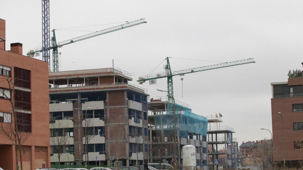 Pisos en construcción en una imagen de archivo.