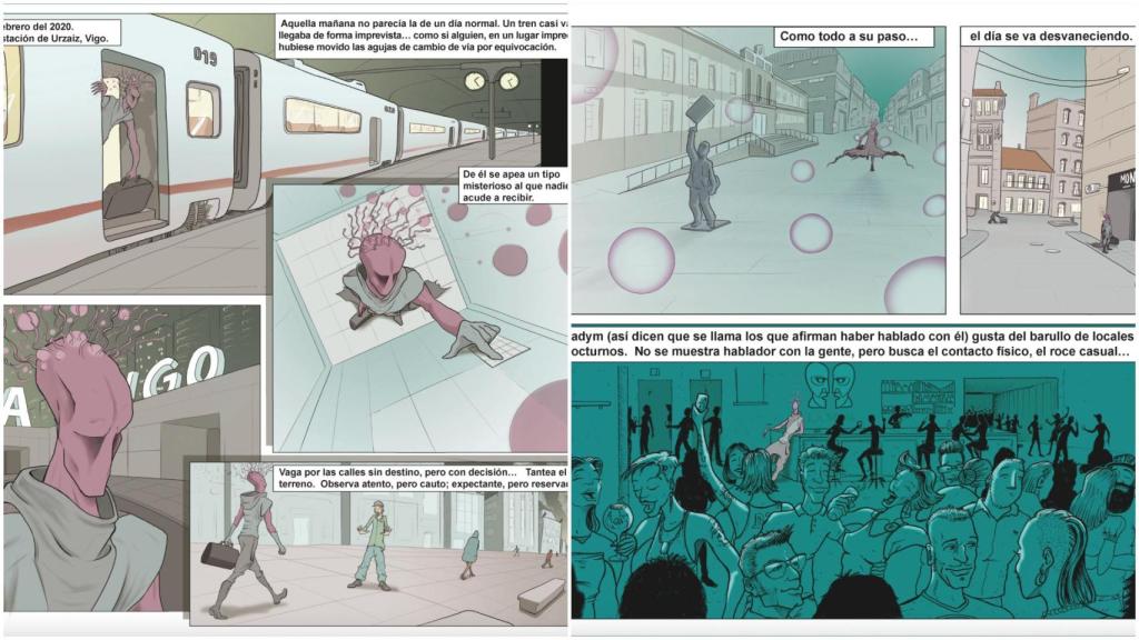 Imágenes del cómico 'Zadym'.