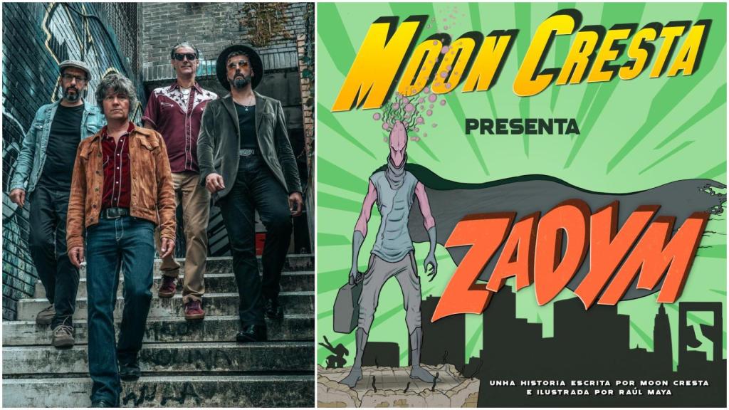 Así es 'Zadym', del grupo vigués Moon Cresta, una banda sonora de la que nació un cómic: Fue un desafío creativo