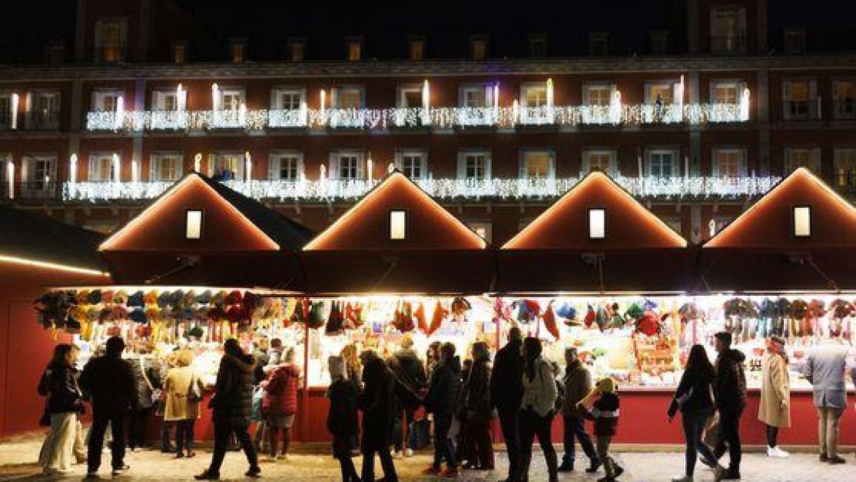 Mercadillo de la Plaza Mayor.