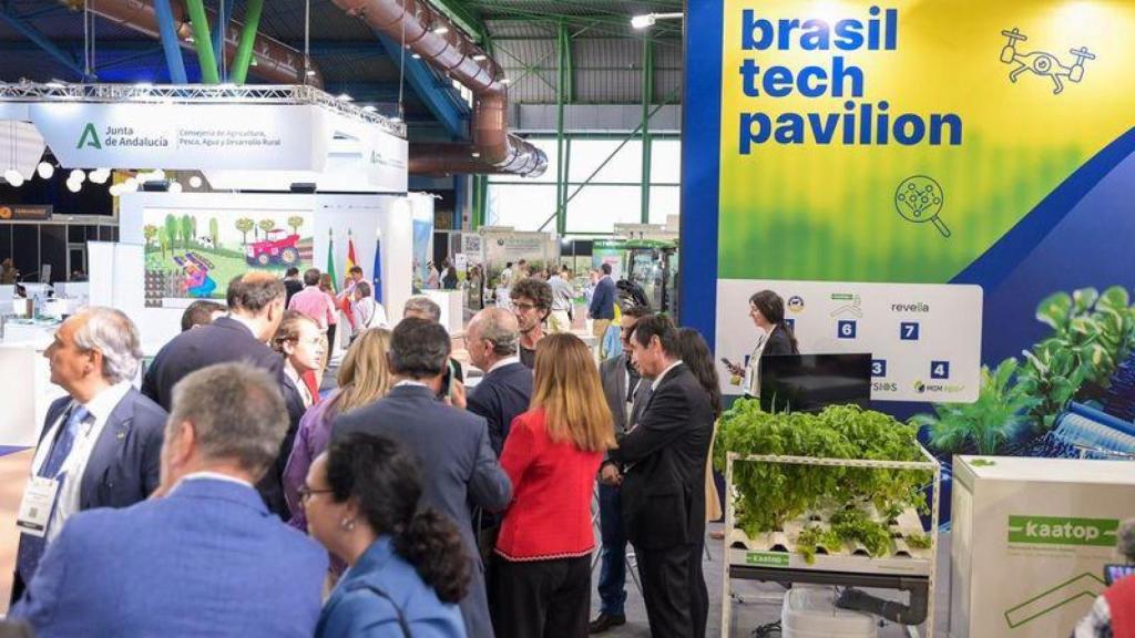 Stand de Brasil en Expo Agritech 2025.