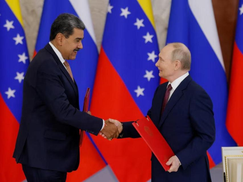 Nicolás Maduro y Vladímir Putin, en un encuentro de mayo de este año.