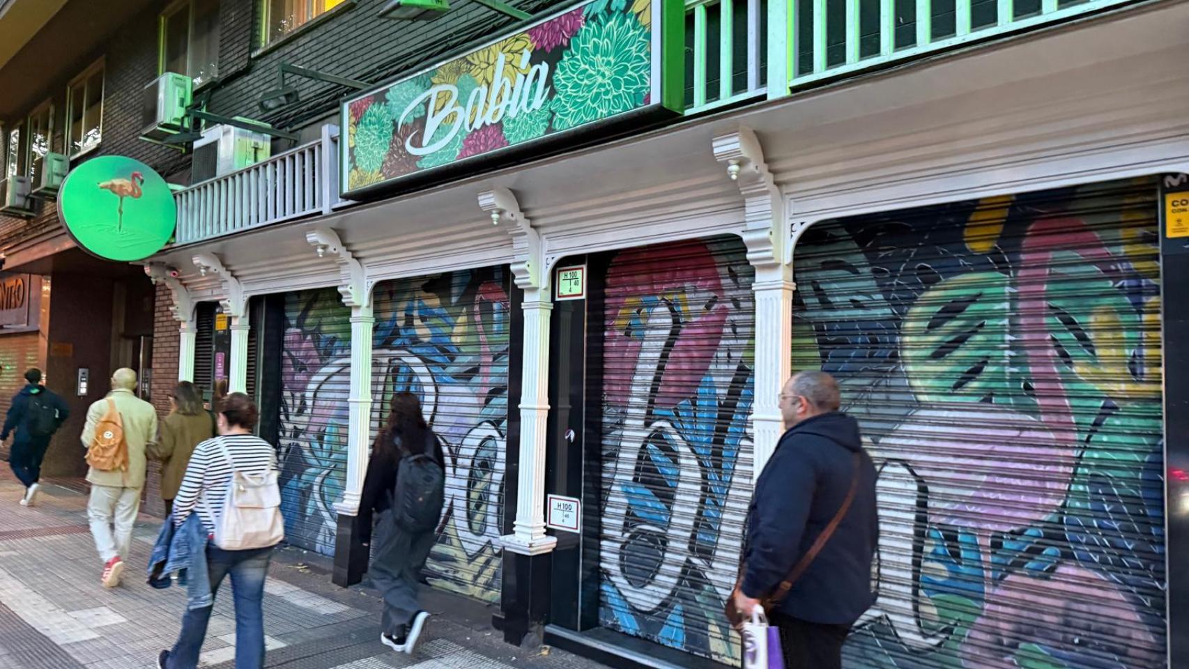 La discoteca Babia, cerrada.