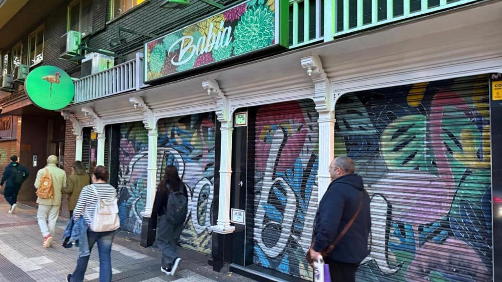 La discoteca Babia, cerrada.