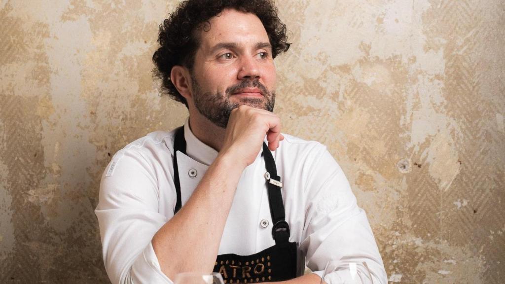 El cocinero Oliver Peña.