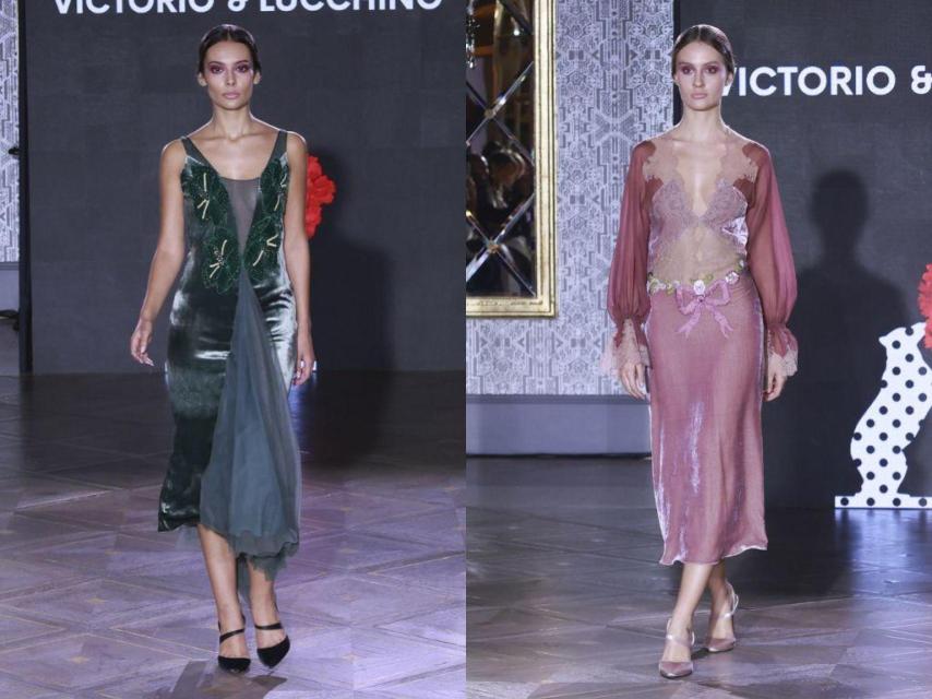 Dos de los modelos de aire lencero con aplicaciones.