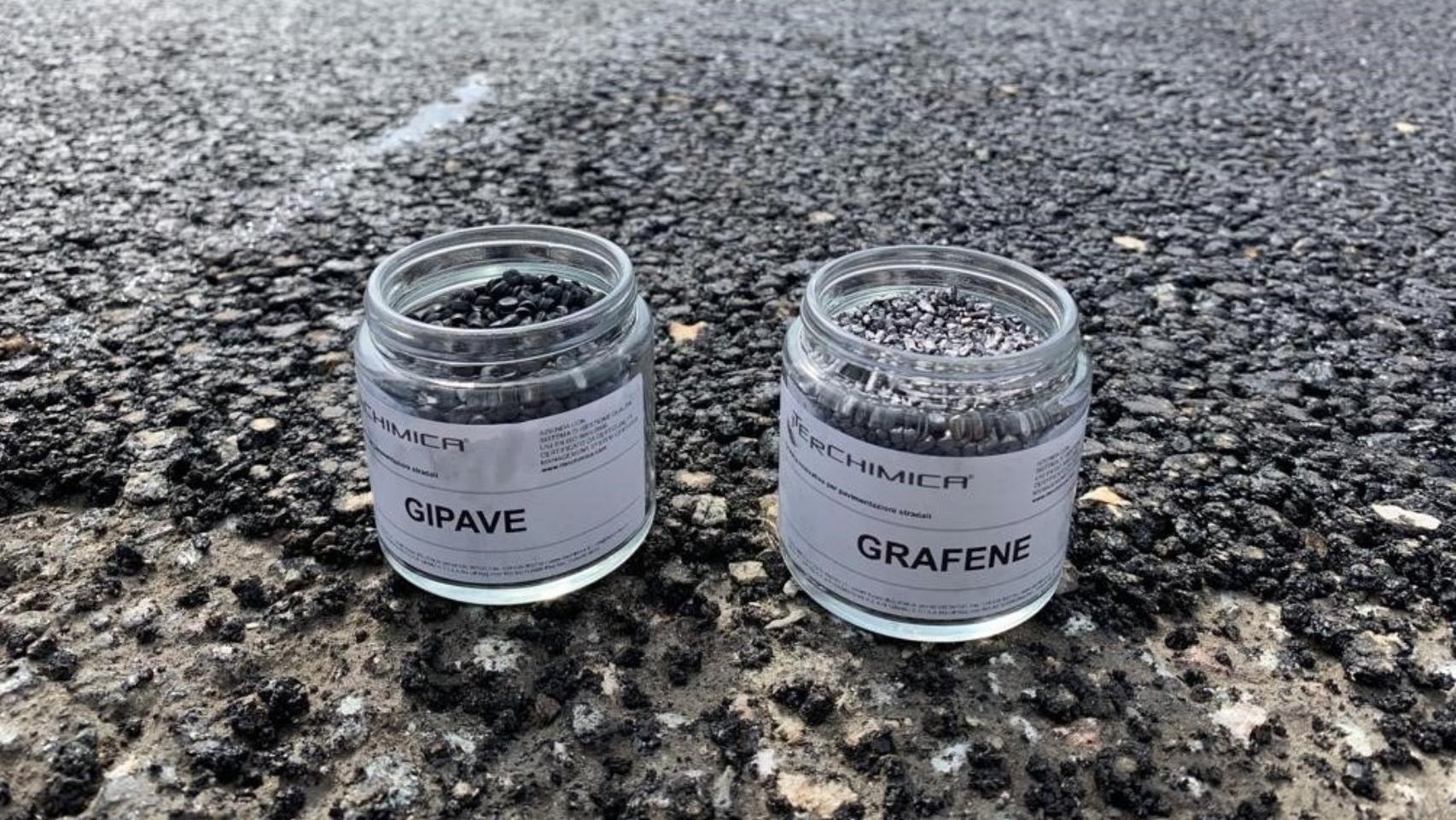 El asfalto Gipave hecho con grafeno.