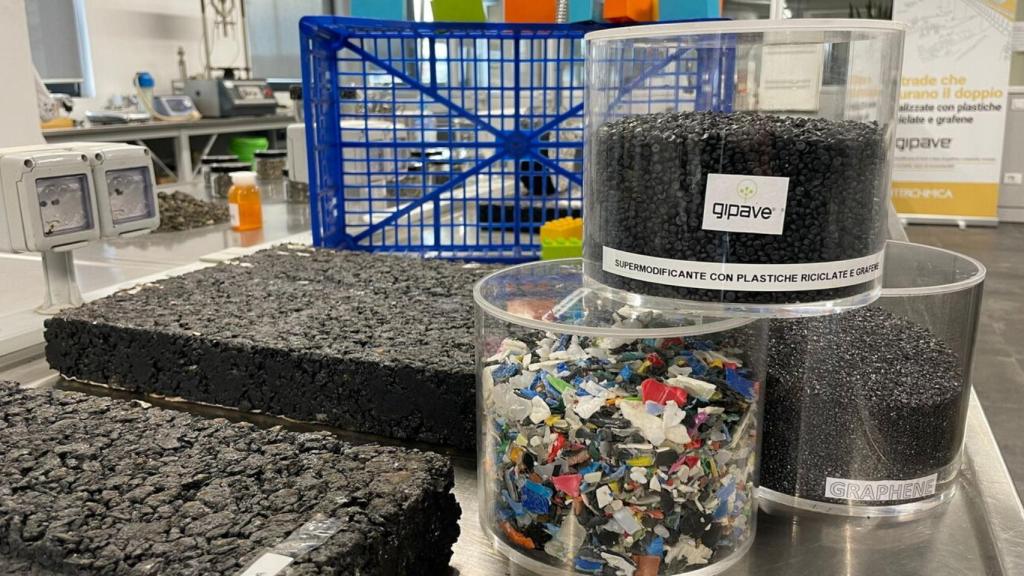 El asfalto Gipave hecho con grafeno.