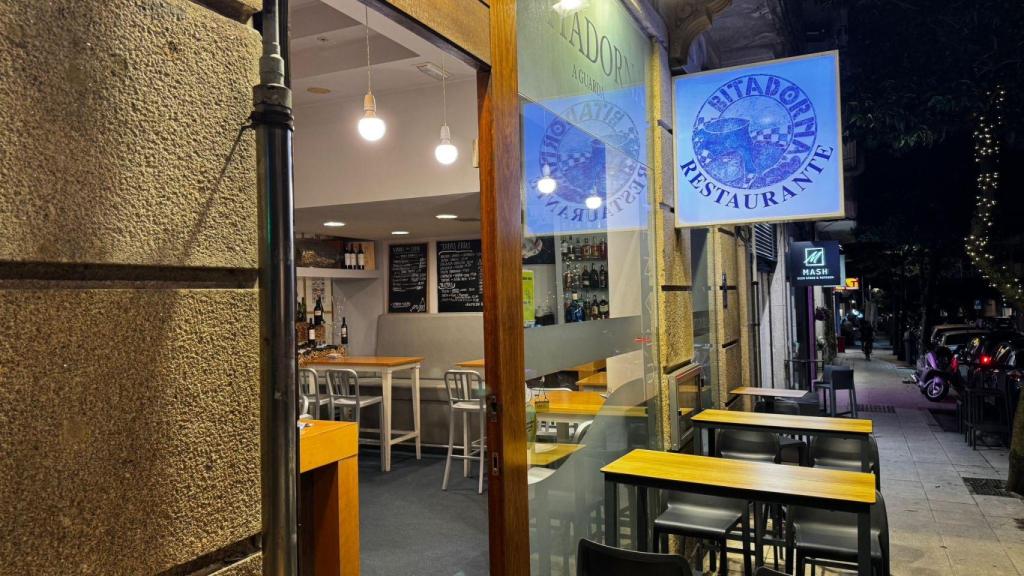 Fachada del restaurante Bitadorna, en Vigo