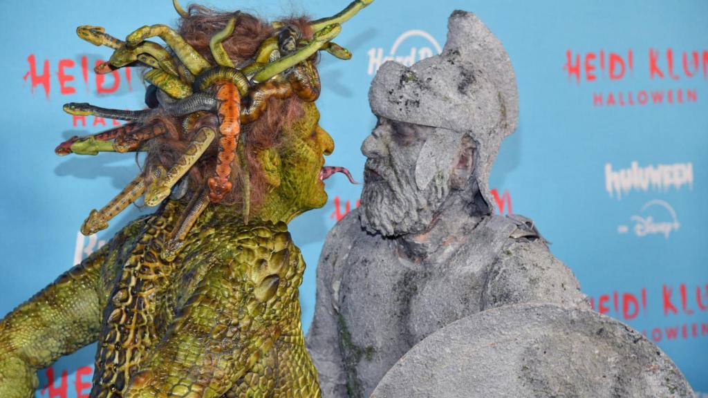 Heidi Klum y su marido, Tom Kaulitz, en la fiesta de Halloween 2025 celebrada en el Hard Rock Hotel de Nueva York.