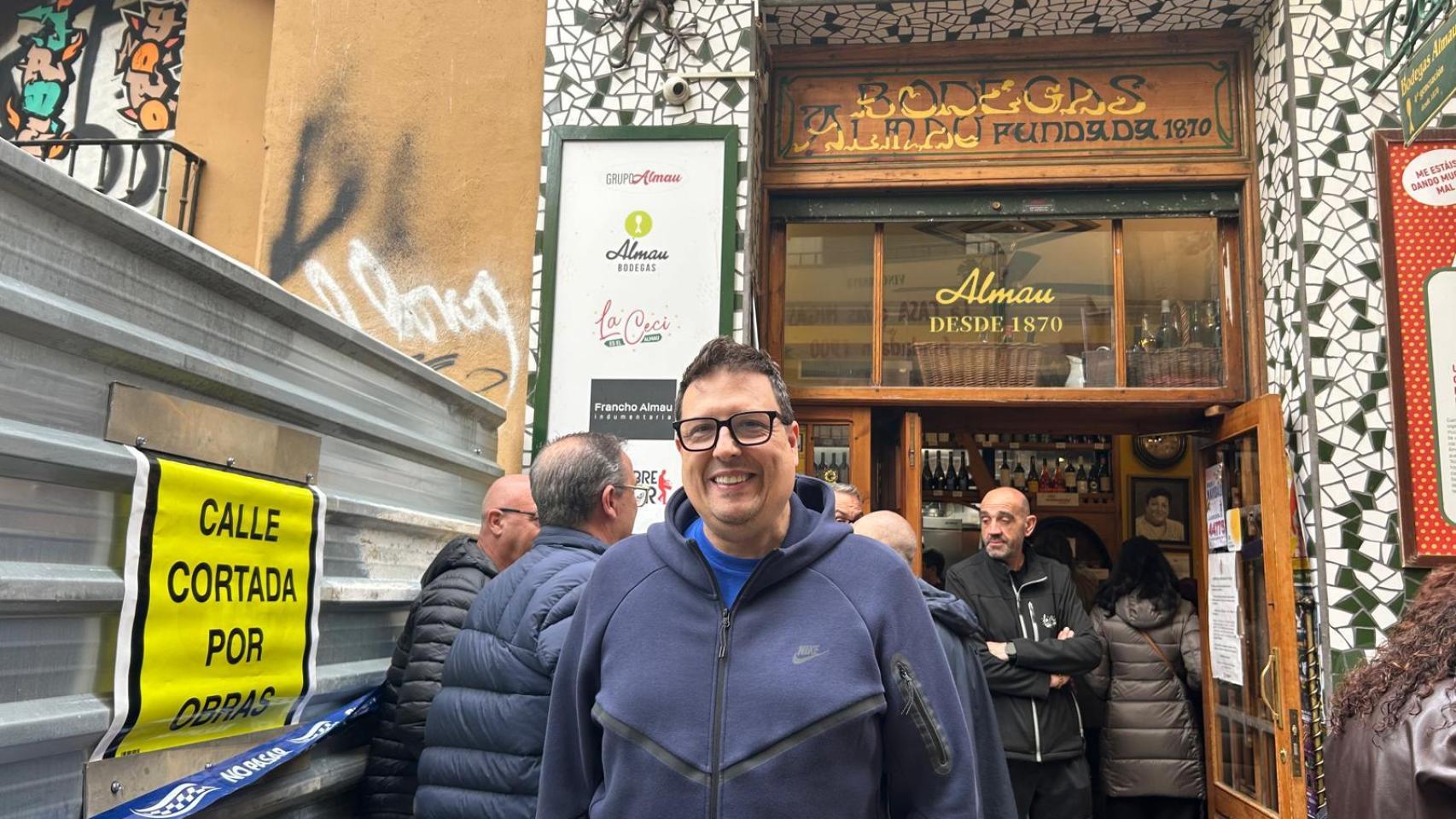 Miguel Almau, dueño de Bodegas Almau.