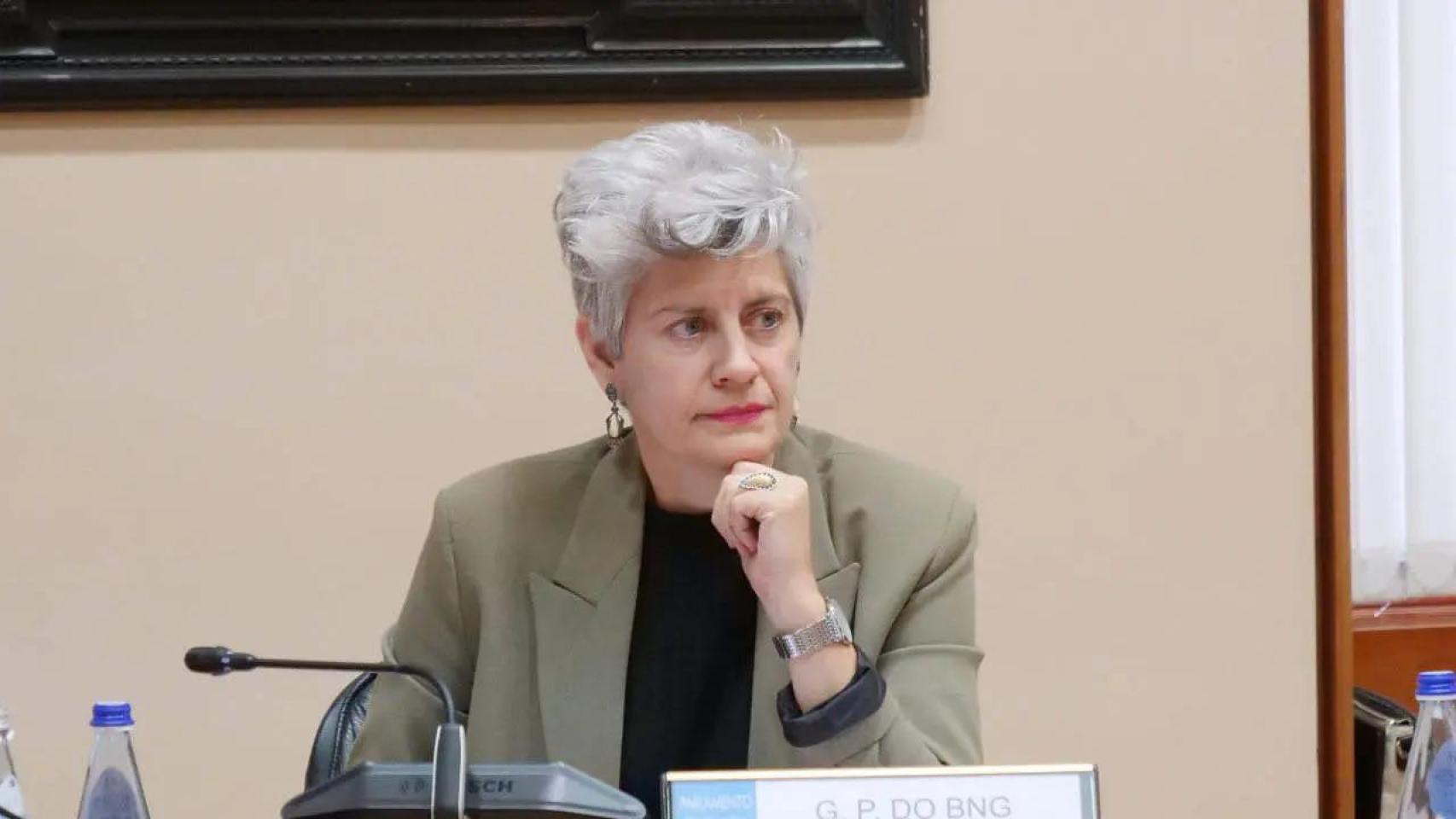 Mercedes Queixas, concejala del BNG.