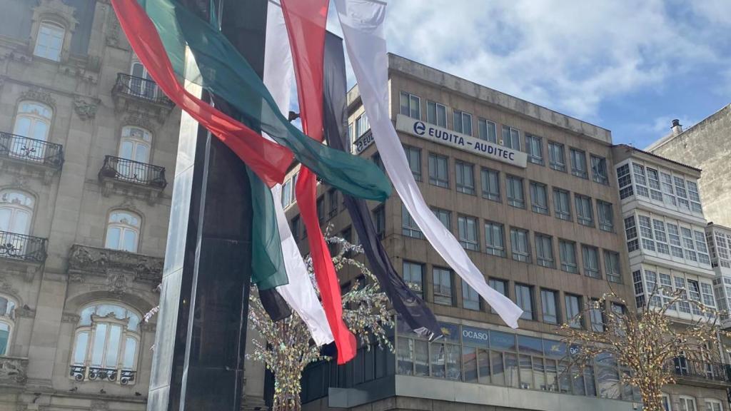 Imagen del homenaje de Mercedes Lence.