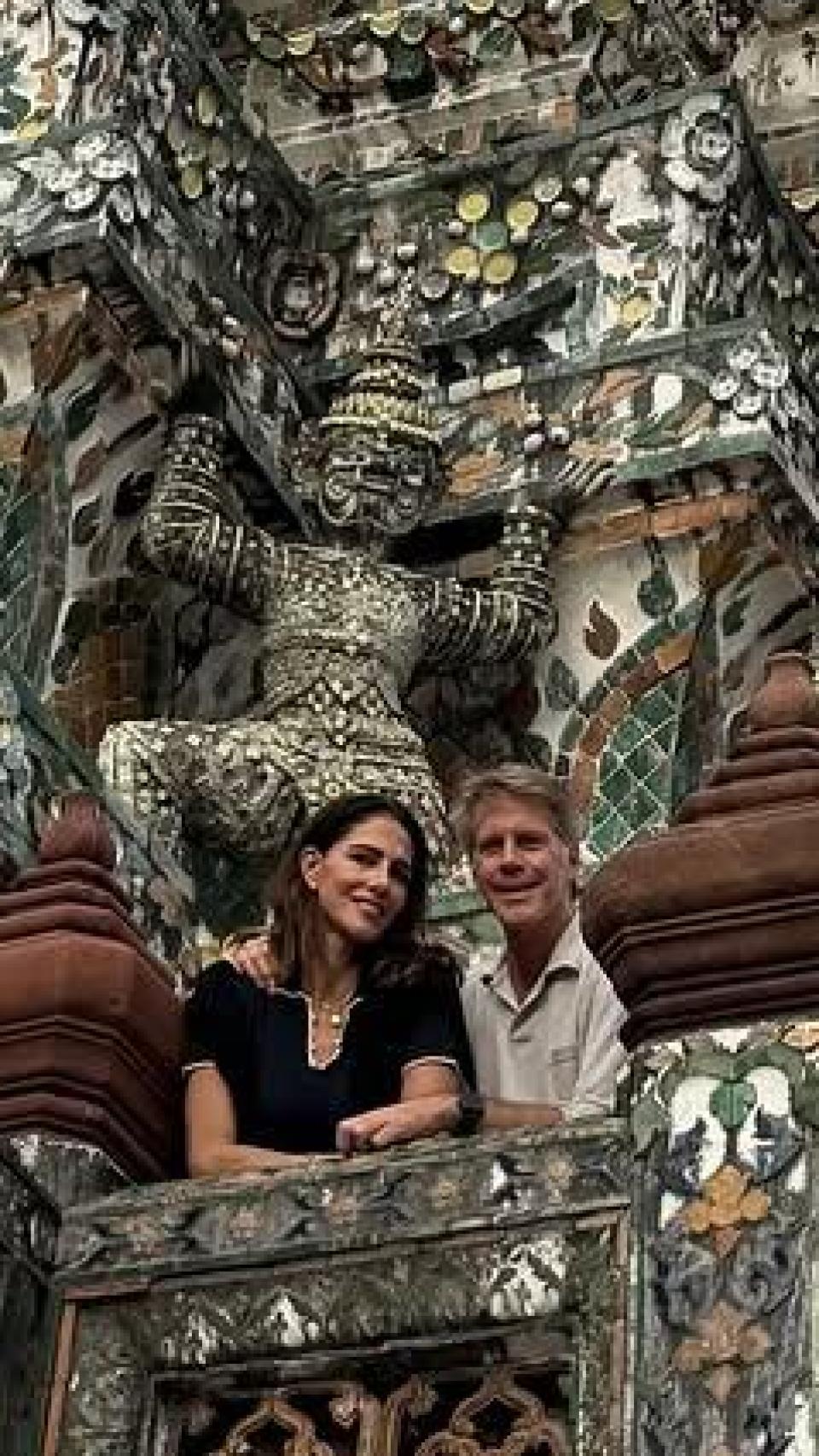 Adriana Abascal y Manuel Filiberto de Saboya, en una imagen de sus redes sociales.