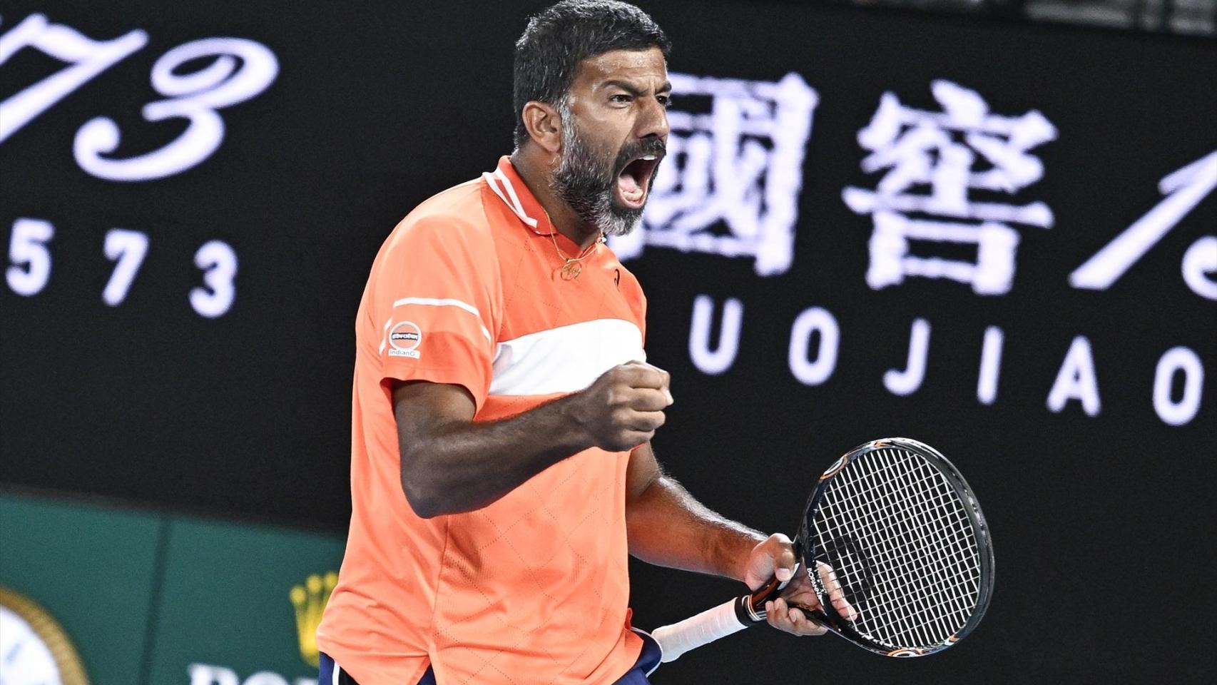 Rohan Bopanna, en el Open de Australia.