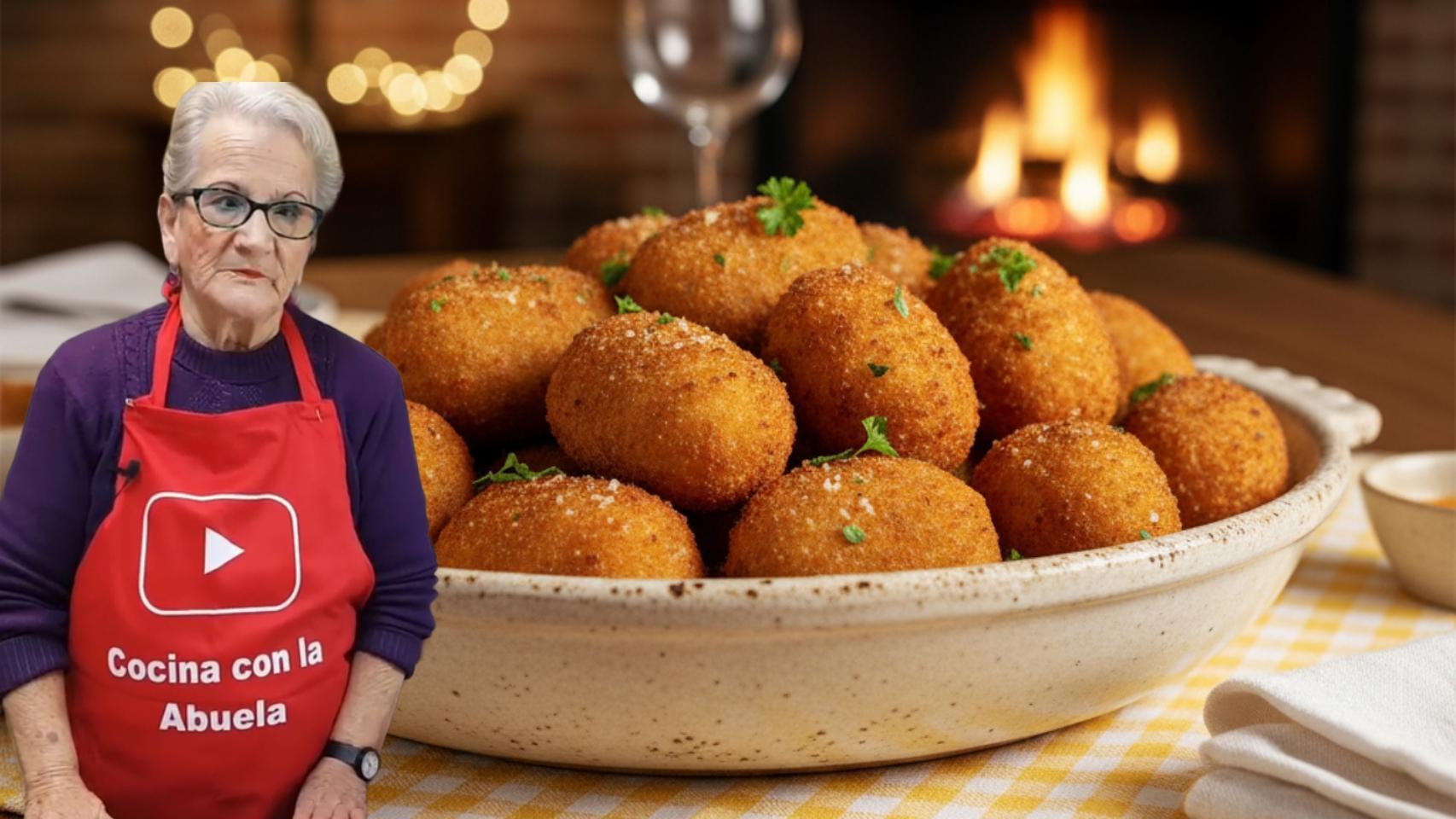 Alfonsa, abuela cocinera, en un montaje de El Español