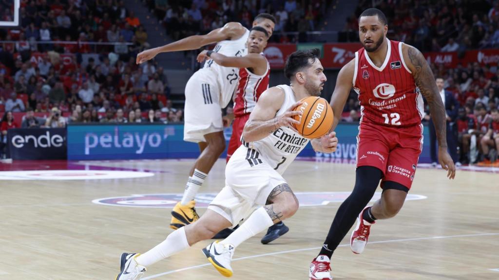 Campazzo, durante el partido contra Zaragoza.