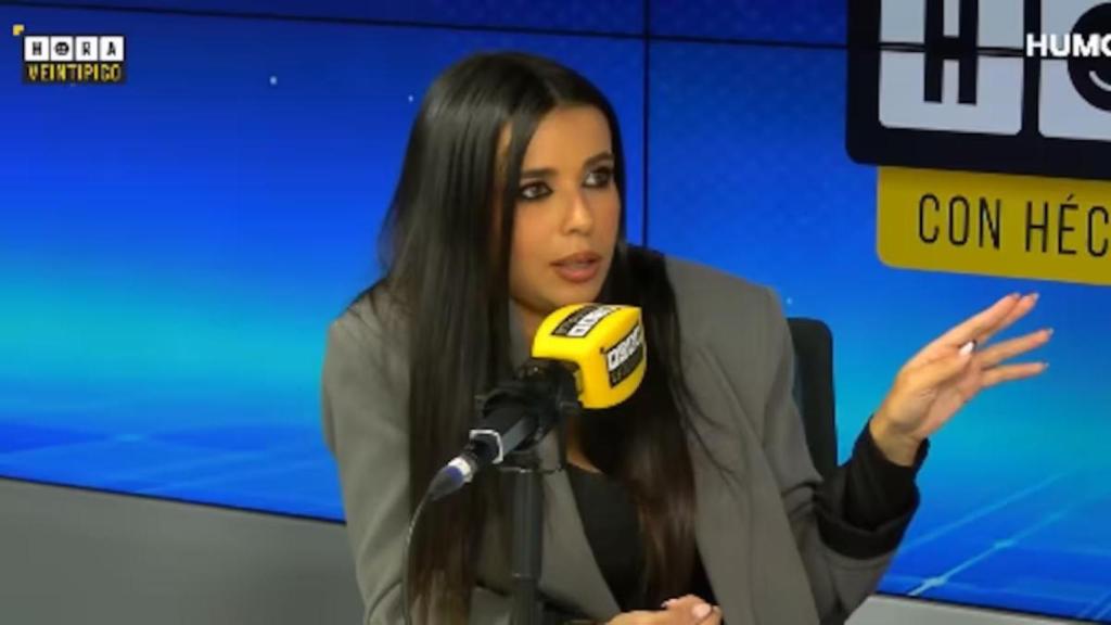 Sarah Santaolalla en 'Hora Veintipico'.