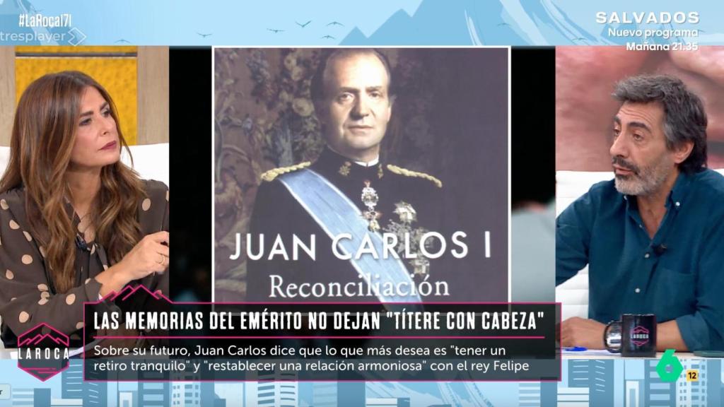 Nuria Roca y Juan del Val en 'La Roca'.