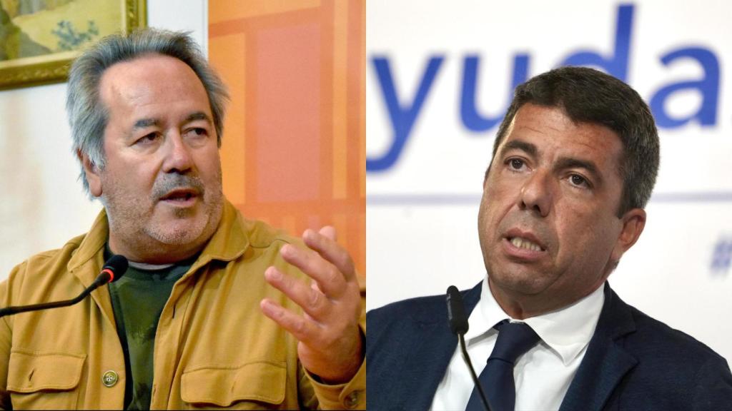 Montaje con Francisco Guarido y Carlos Mazón