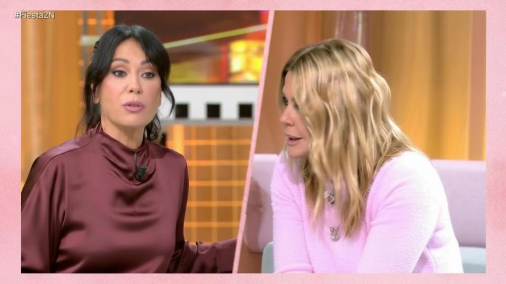 Maite Galdeano y Makoke en 'Fiesta'.