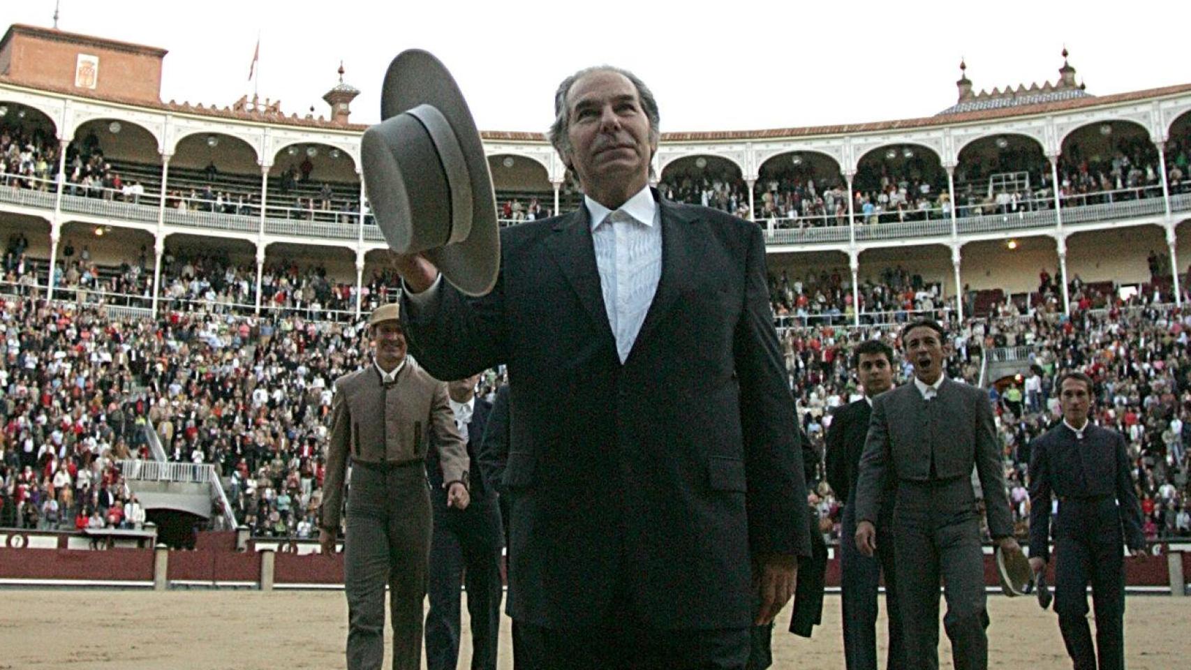 Rafael de Paula en el homenaje que recibió en Madrid en 2006.