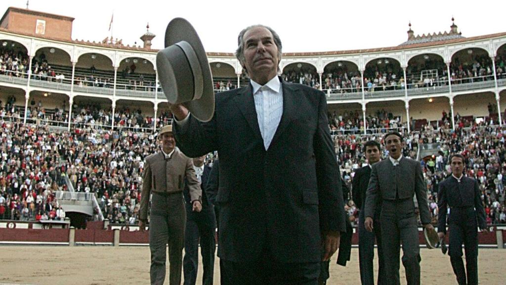 Rafael de Paula en el homenaje que recibió en Madrid en 2006.