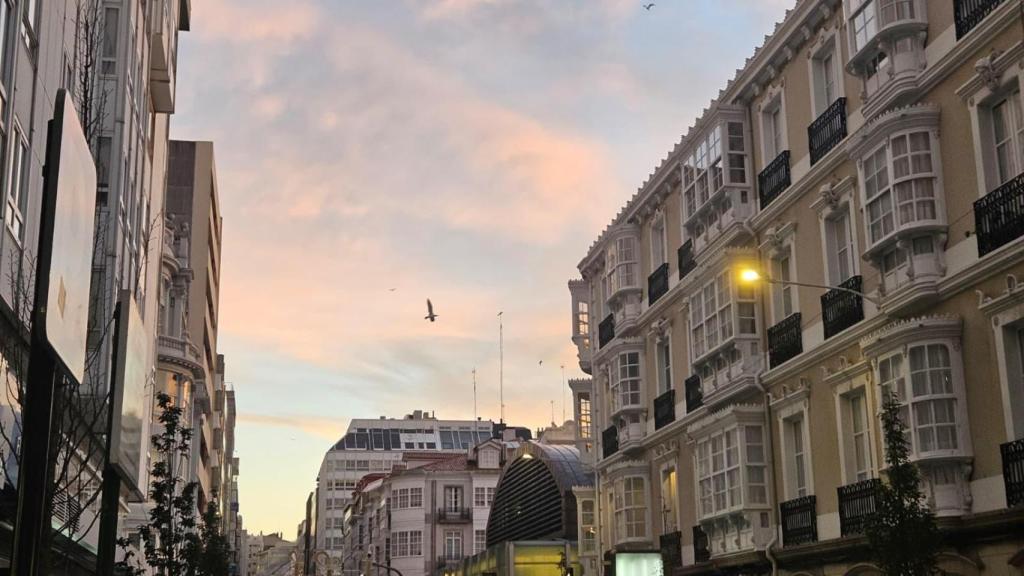 Nubes y claros en A Coruña.