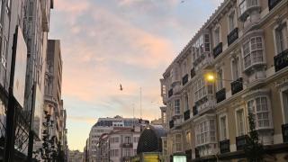 Nubes y claros en A Coruña.