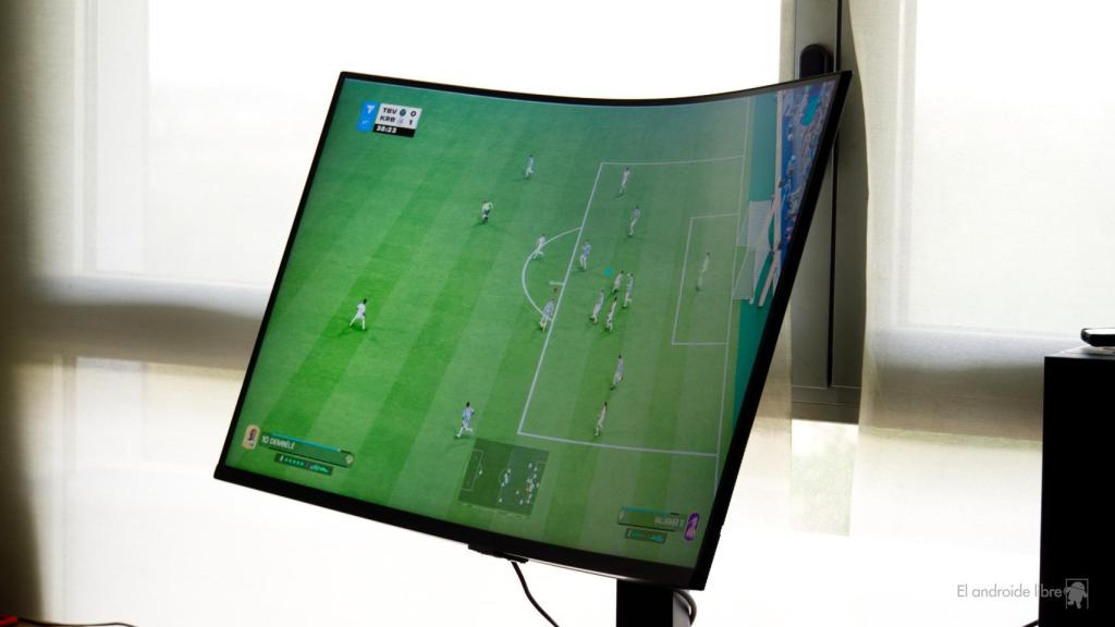 Curvatura de la pantalla del Samsung Odyssey G7