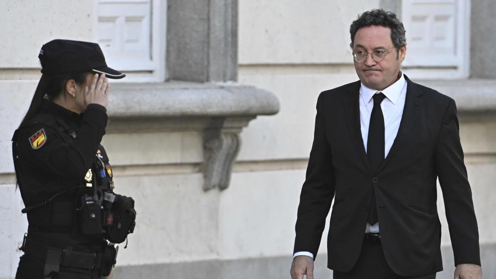 El fiscal general del Estado, Álvaro García Ortiz, llega al Tribunal Supremo.