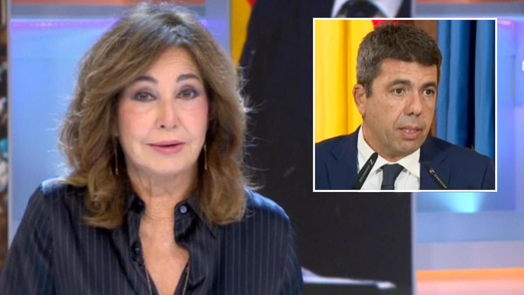 Ana Rosa Quintana y Carlos Mazón, en un fotomontaje de BLUPER.