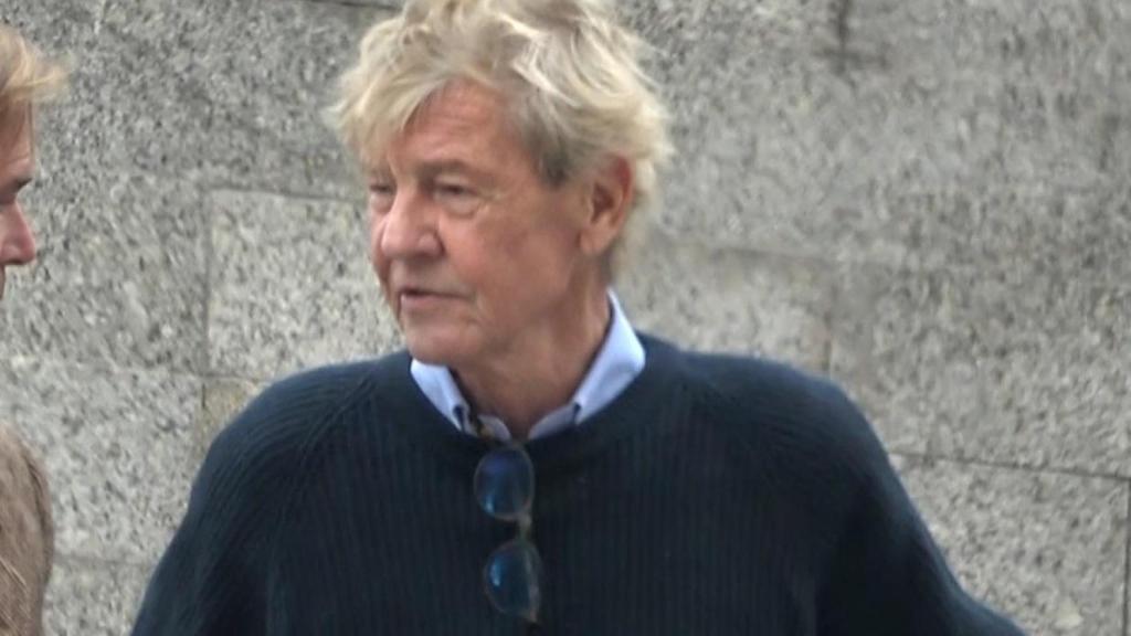 Ernesto de Hannover el pasado fin de semana paseando por las calles de Madrid.