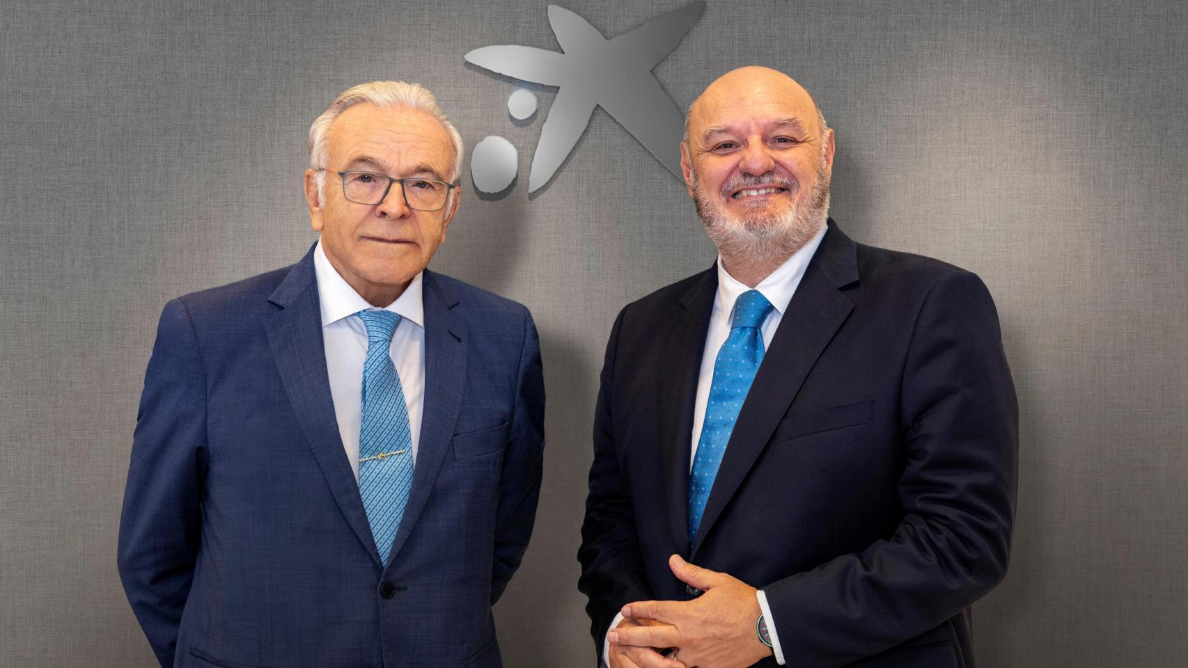 El presidente de la Fundación “la Caixa” y de CriteriaCaixa, Isidro Fainé, y el director general de CriteriaCaixa, José María Méndez.